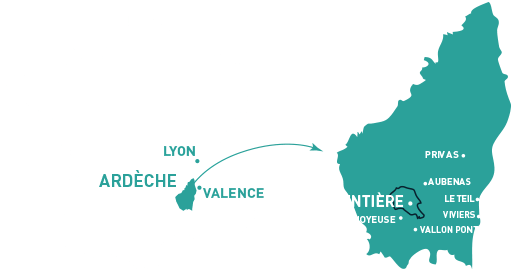 Ardèche Map